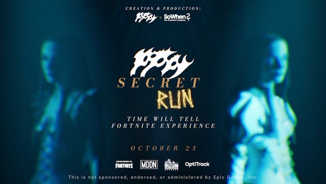 POPPY announces the Fortnite experience "Poppy Secret Run" with SoWhen?