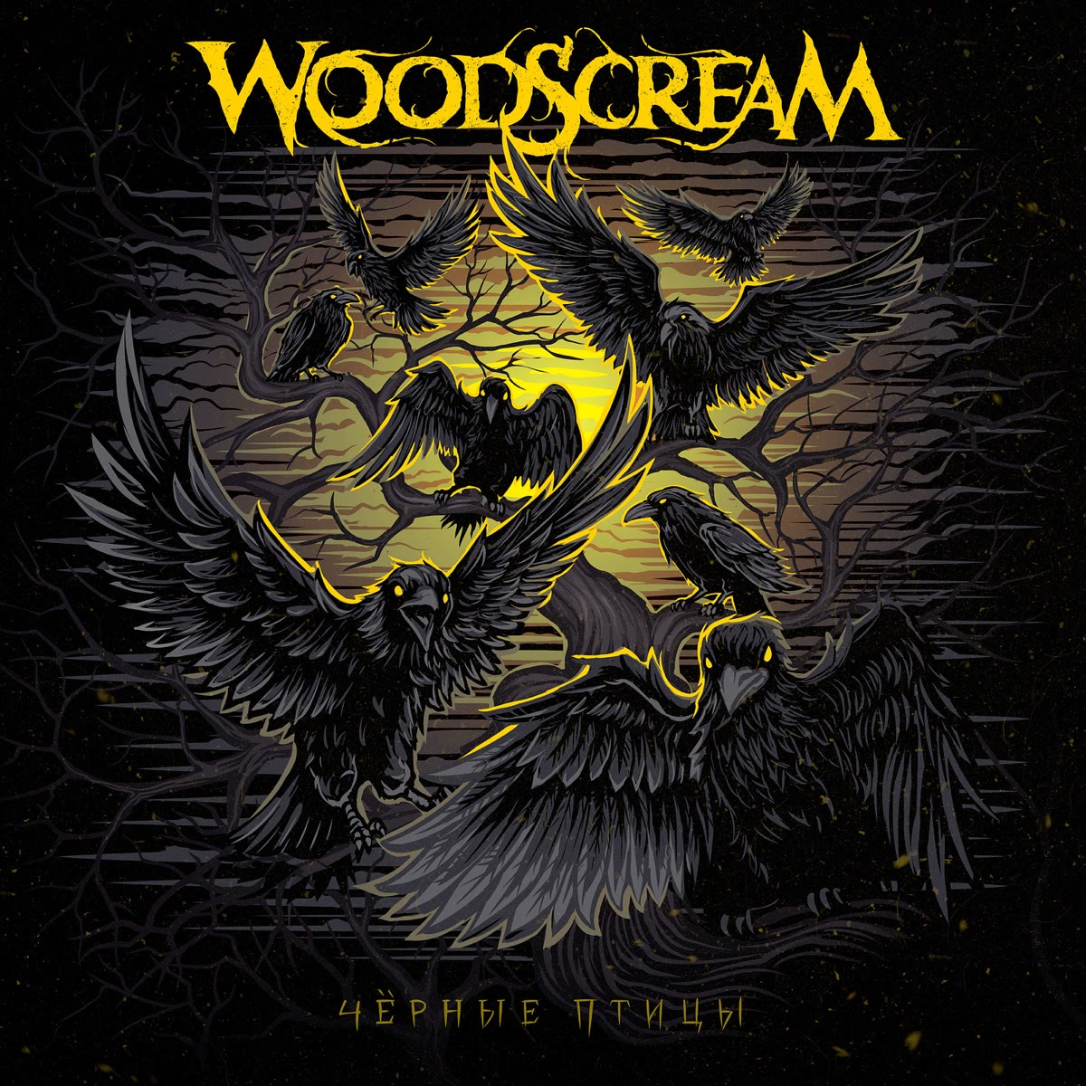Cover of Чёрные птицы by Woodscream