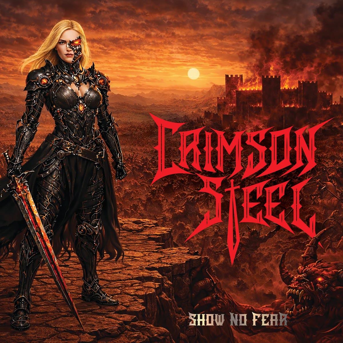 Cover of SHOW NO FEAR by Crimson Steel