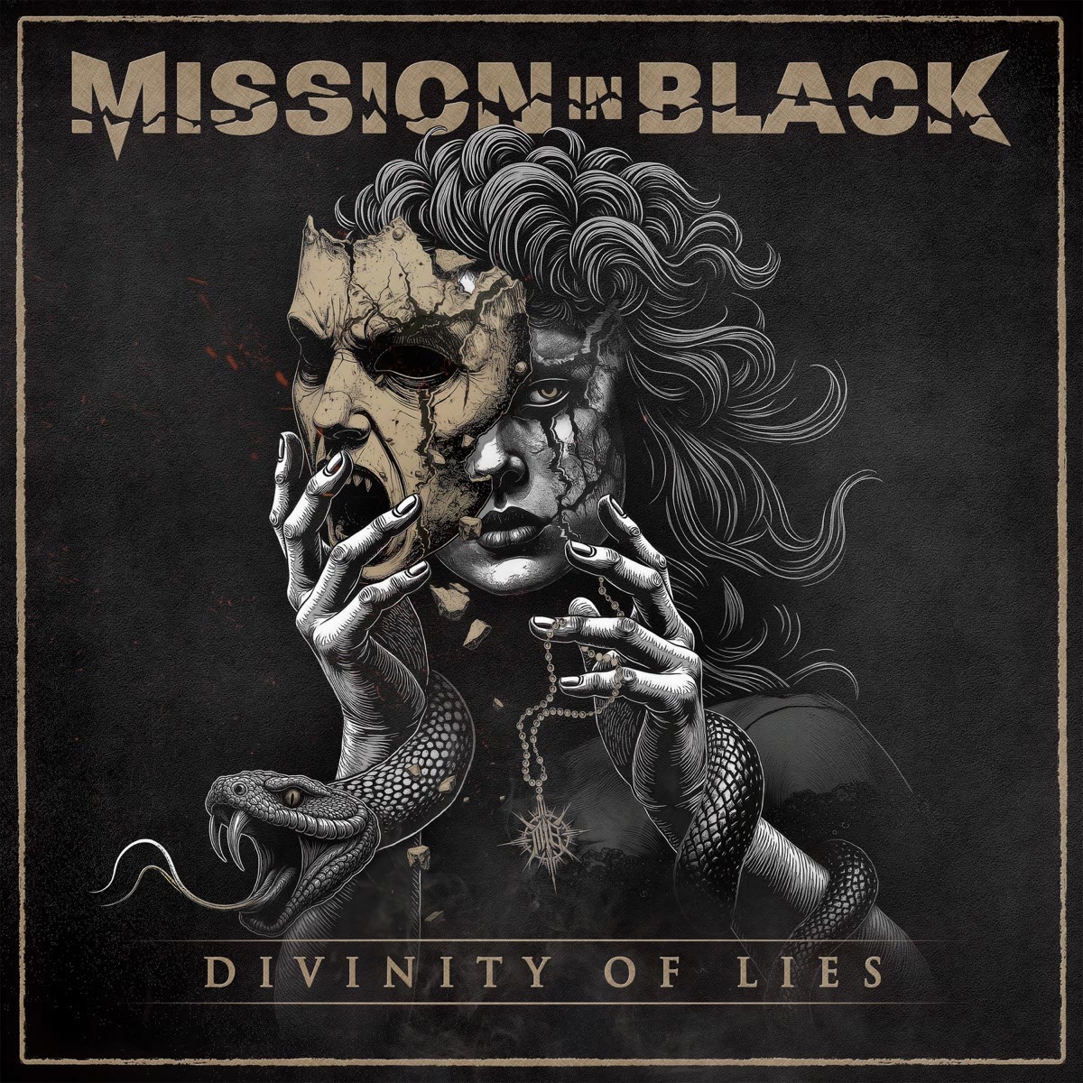 Cover of Divinity of Lies by Mission in Black