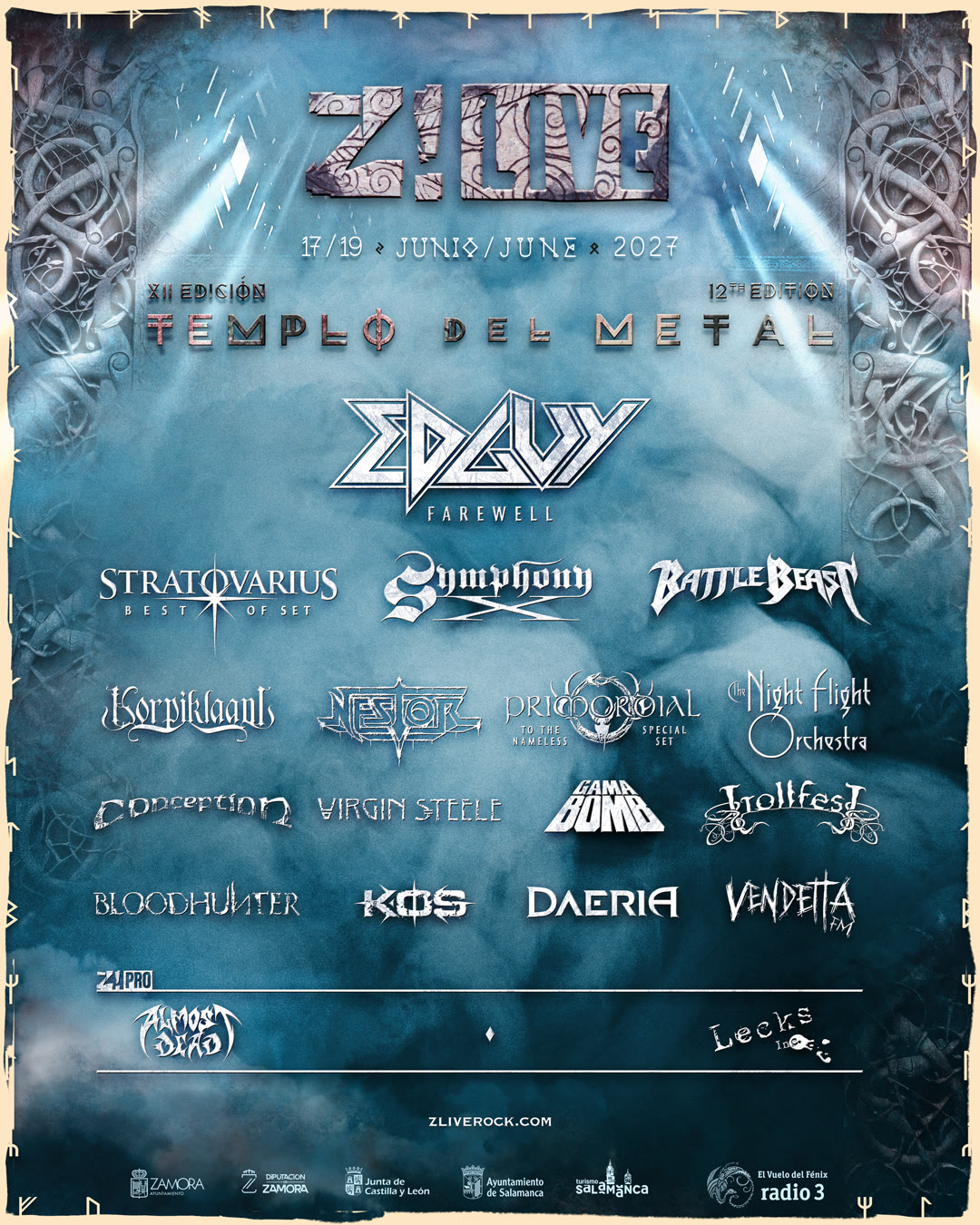 BATTLE BEAST join Z! Live 2027 with MARINA LA TORRACA on vocals